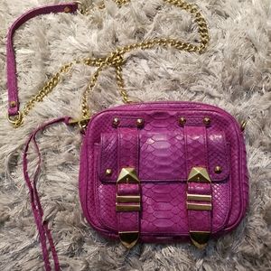 Rebecca Minkoff Purple and Gold Crossbody Bag